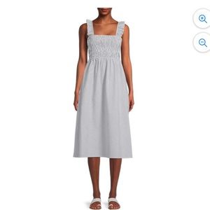 Time and Tru striped midi dress size S